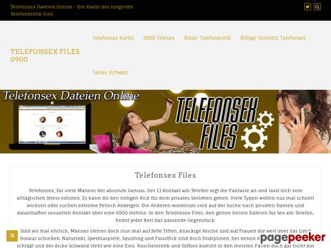 mehr Information : Telefonsex Files 0900